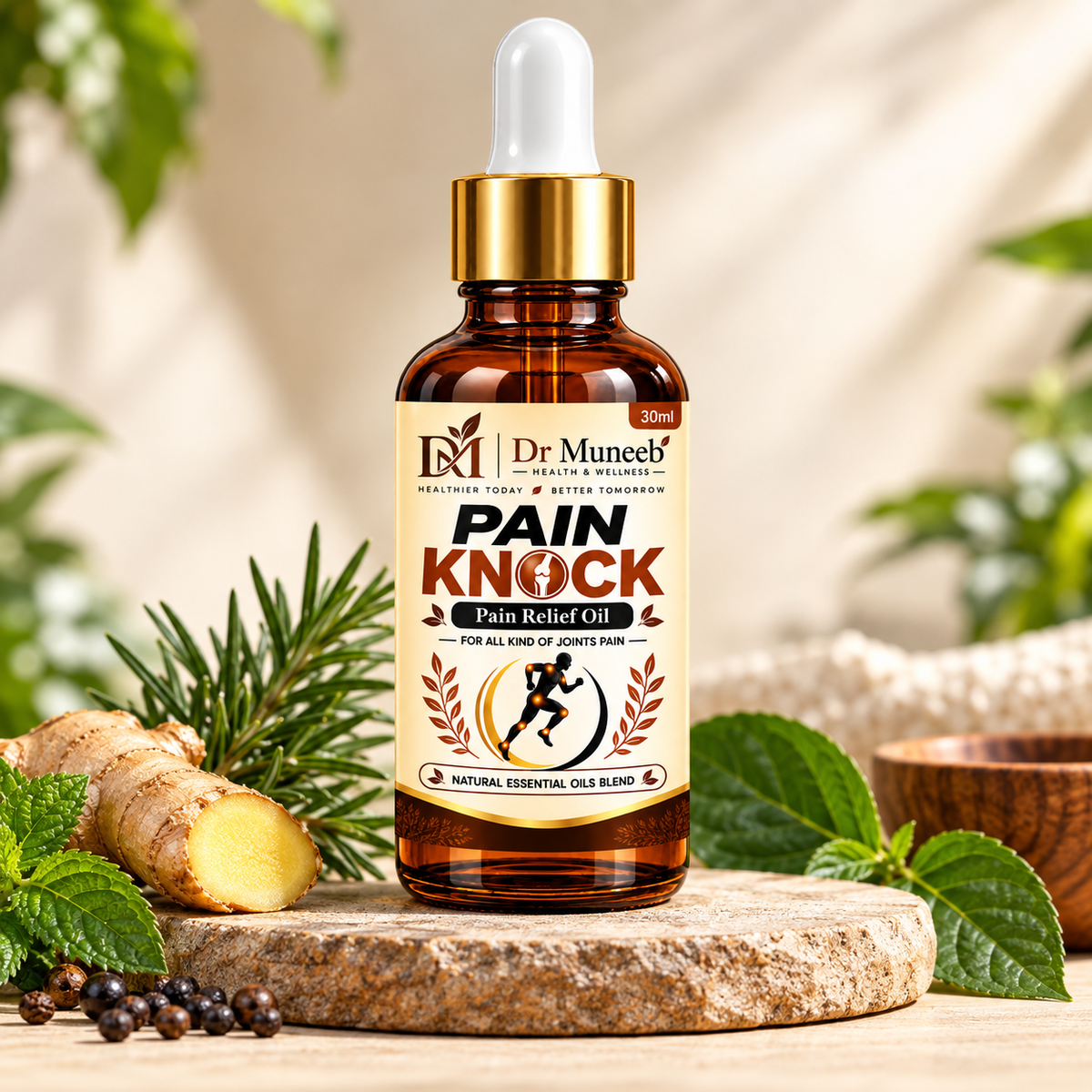 PAIN KNOCK Pain Relief Essential Oil Blend